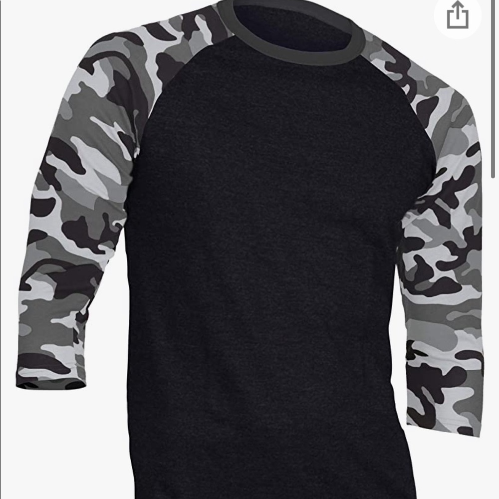 Mens Long sleeve Camouflage shirt - Picture 1 of 2